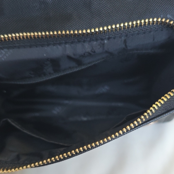 Versace Black and Gold Patterned Pouch - Picture 7 of 8